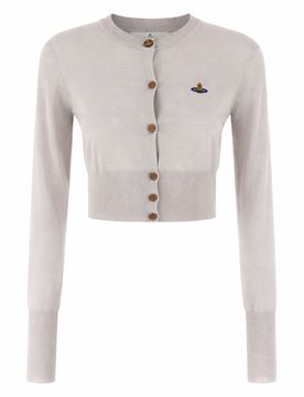 Logo-detail Buttoned Cardigan