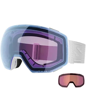 Photochromatische Skibrille / Snowboardbrille Radium Prime Sigma Photo White Weiß - Salomon - FashionsVida