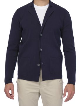 Giacca Stretch Con Rever AU-1170 1102 BLU