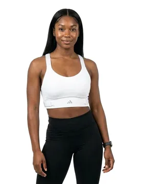 Soutien-gorge De Sport à Fort Impact Fastimpact Luxe Run White 4XL - Adidas - FashionsVida
