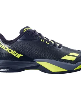 Jet Mach 4 Clay Shoes Black / Aero UK 11.5 - Babolat - FashionsVida