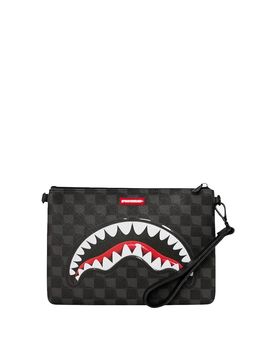 Pochette crossover nera Sharks In Paris