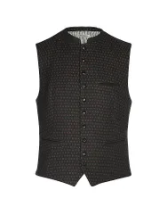 Gilet traditionnel KONSTANTIN vert foncé 98