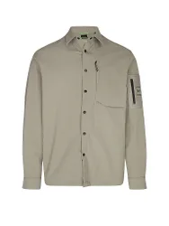 Overshirt ST GLOBE HEXA L beige S