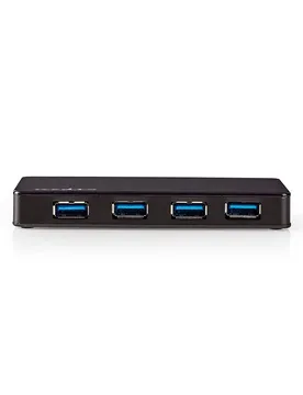 Hub Usb Uhubu3420bk Usb-a M-4x Usb-a F 4 Ports Usb 3.2 Gen 1 Alimenté Black One Size unisex