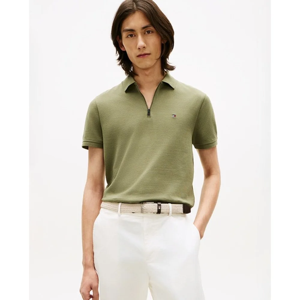 Polo de caballero de manga corta liso - Tommy Hilfiger - FashionsVida