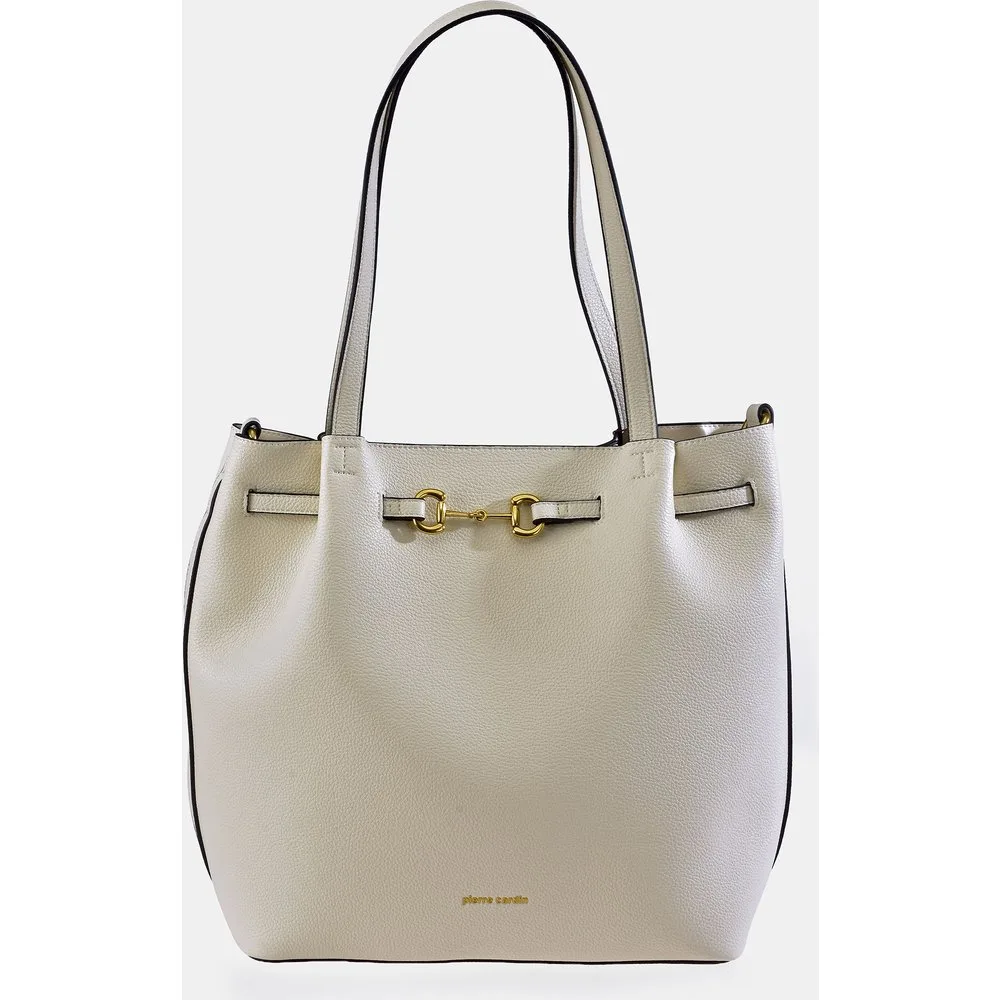 Bolso shopper doble asa larga en PU - Pierre Cardin - FashionsVida