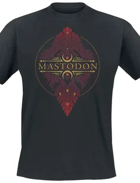 T-Shirt - Ornamental Logo - S bis 4XL - für Männer - Größe 4XL - schwarz - Lizenziertes Merchandise! - Männer - male - Mastodon - FashionsVida