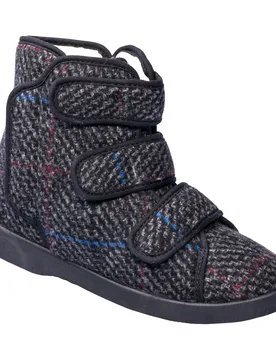 Bequem-Kletthausschuh „Diabetiker“ 46 schwarz - wonderwalk Home - FashionsVida