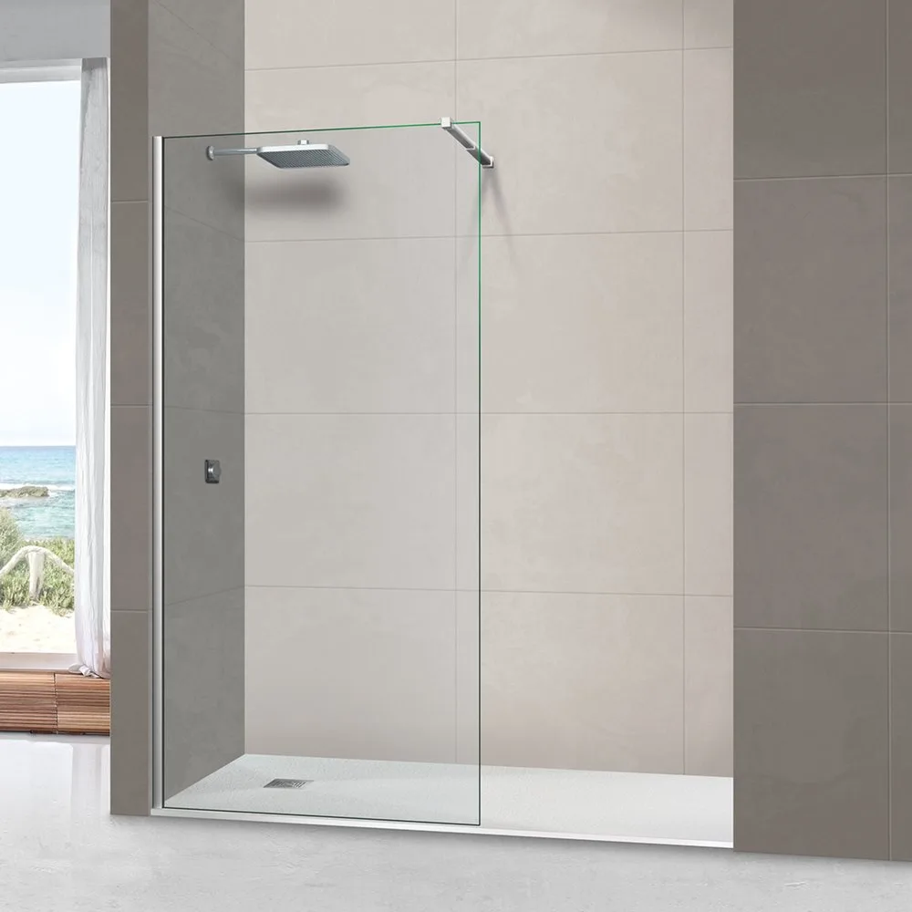 Mampara de ducha con panel fijo Módena-6 CC - Ibermampara - FashionsVida