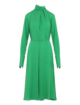 Vestito midi in seta lavata
