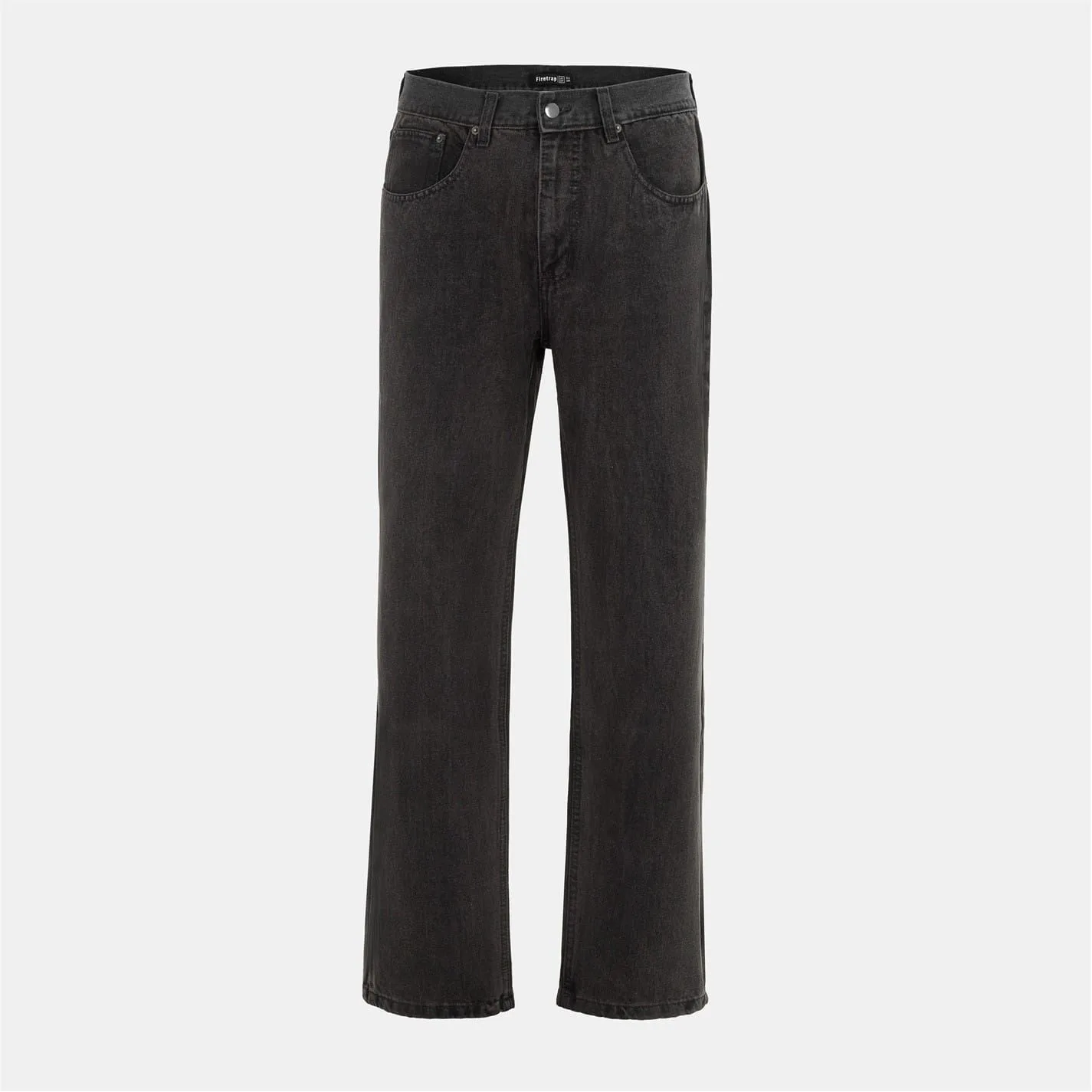 Mens D Jeans Senior In Charcoal - Grey - Size 30w/32l - Firetrap - FashionsVida