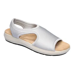 Stretch-Sandalen 39 silber