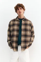 Long Sleeve Check Shirt (Size: )