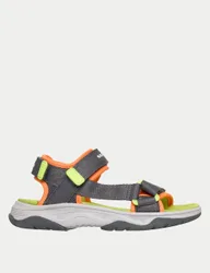 Kids' Tread Seeker Riptape Sandals (9.5 Small-4 Large) Charcoal Mix male