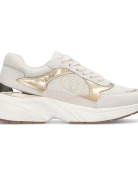 Sneaker Lj01 01 Cow Suede/Mesh/Metal Milk/Light Gold EU 41
