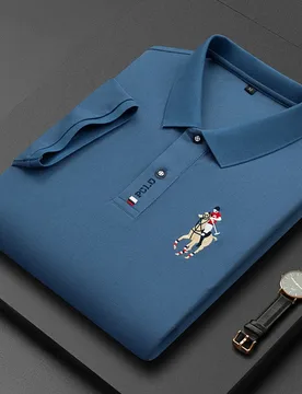 New Summer Breathable Jacket Luxury Men's Cotton Embroidered Business Short Sleeve POLO Shirt Solid Color Lapel Men Casual - Aliexpress - FashionsVida