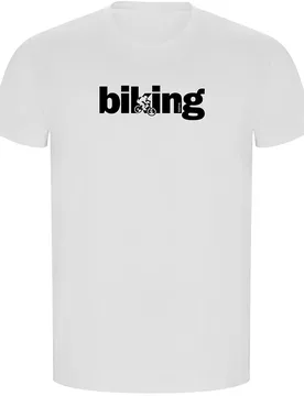 Maglietta A Maniche Corte Word Biking Mtb Eco White - Kruskis - FashionsVida