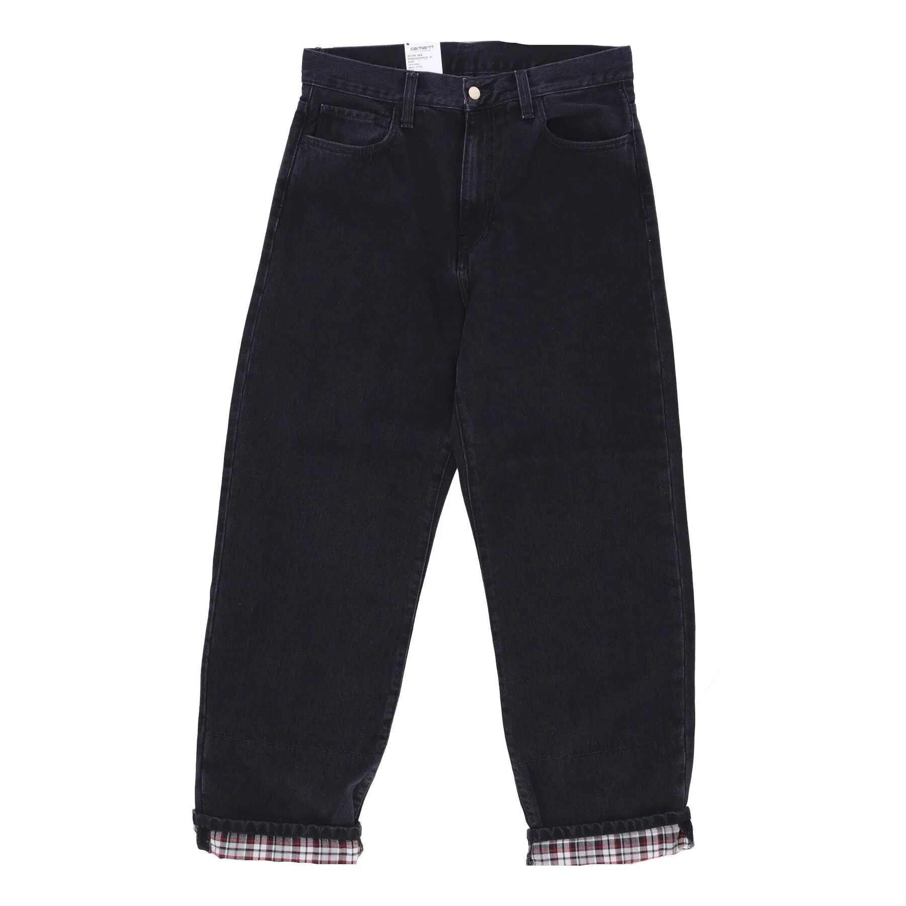 Jeans Uomo Rider Pant Black Stone Washed - CARHARTT WIP - FashionsVida