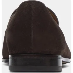 Mocasin formal de hombre de piel de vacuno cepillado