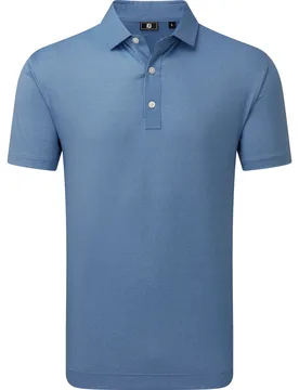 Polo Tailor Texture Lisle, blaugrau l - FootJoy - FashionsVida