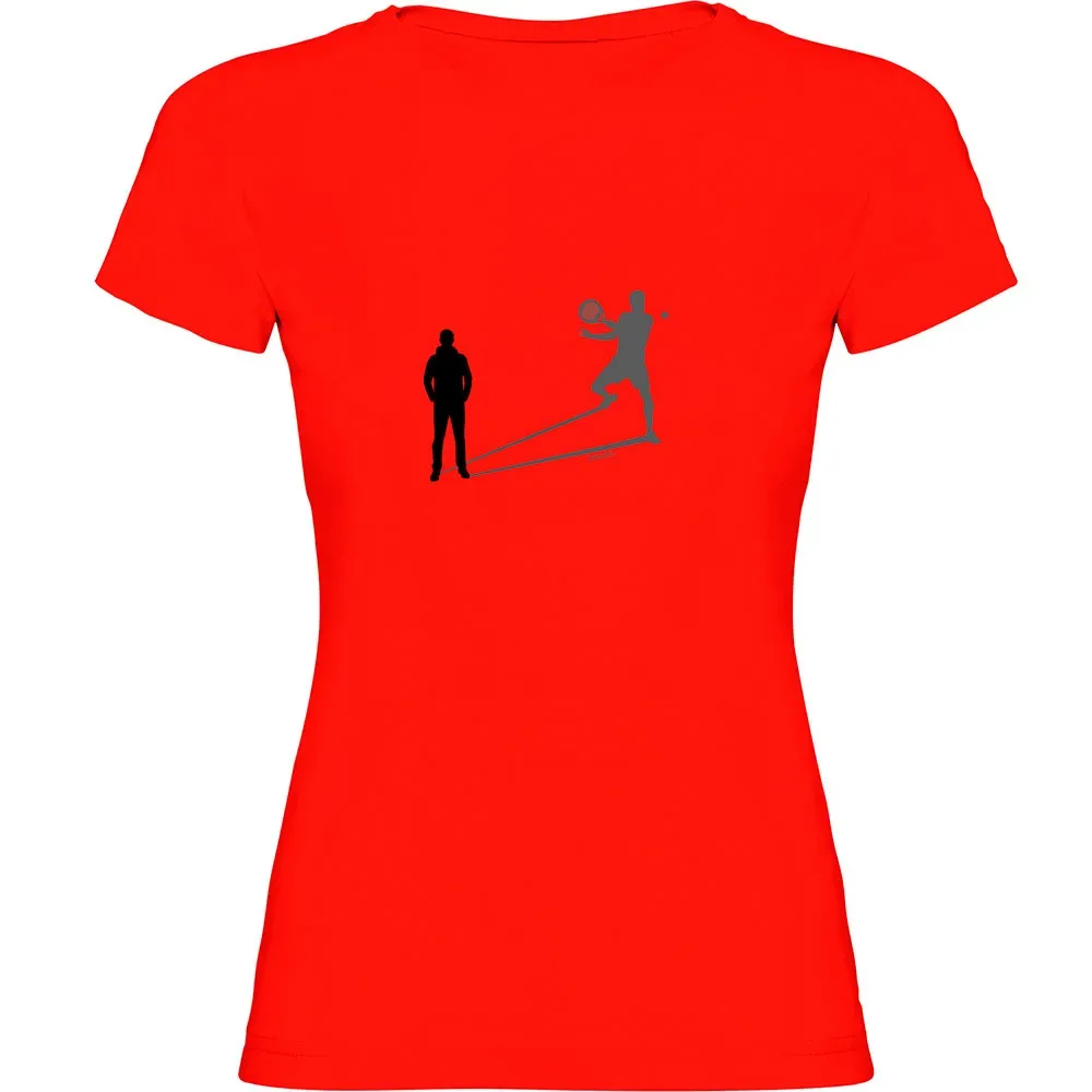 Maglietta A Maniche Corte Shadow Padel Red S - Kruskis - FashionsVida