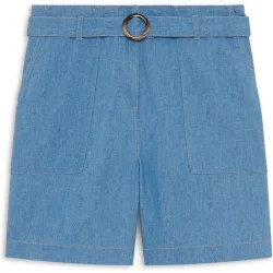 Short vaquero de mujer con cinturón