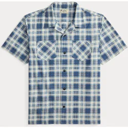 Camisa de hombre de algodón de manga corta