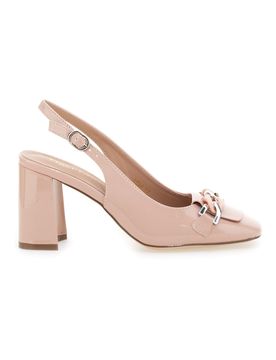 Décolleté Slingback Nude con Fibbia 586 39