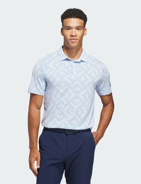 MAGLIA POLO ULTIMATE365 JACQUARD 2XL Crystal Sky / Lucid Ray Blue