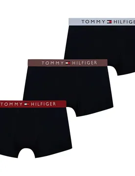 Boxers Um0um03908 Trunk 3 Unités Dark Ash / Brzy Blu / Rouge S