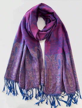 Bufanda de seda de moda para mujer, chal de satén de lujo, pañuelo pashmina - Shein - FashionsVida