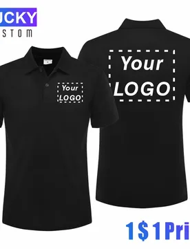 Summer casual breathable Polo shirt custom logo printing picture embroidery personality design men and women short-sleeved tops - Aliexpress - FashionsVida