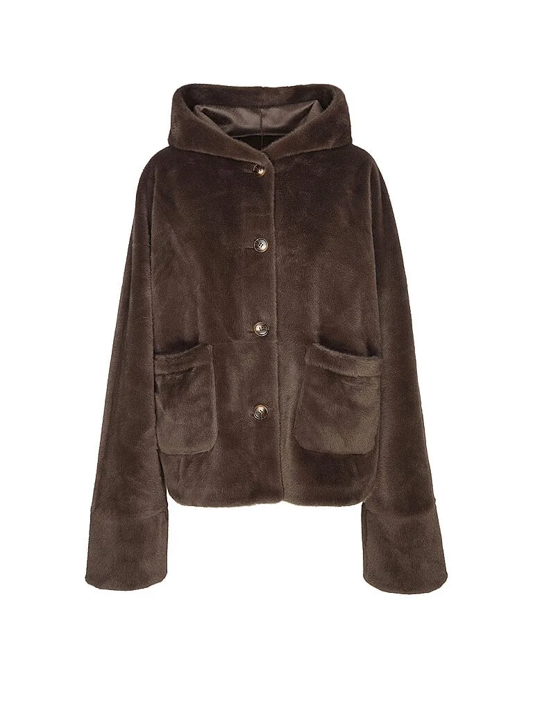 Wendejacke in Felloptik RYLEE braun 36 damen - STUDIO AR - FashionsVida