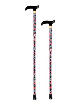 Gehstock "Fleur", faltbar schwarz