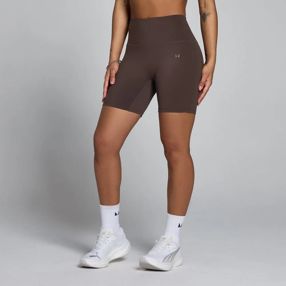 Short de cintura alta Tempo para mujer de MP - Chocolate - XS - MyProtein - FashionsVida