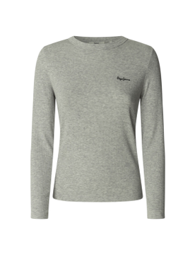 Para mujer. PL5000025 Camiseta Betina (L), Casual, Algodón, Manga larga