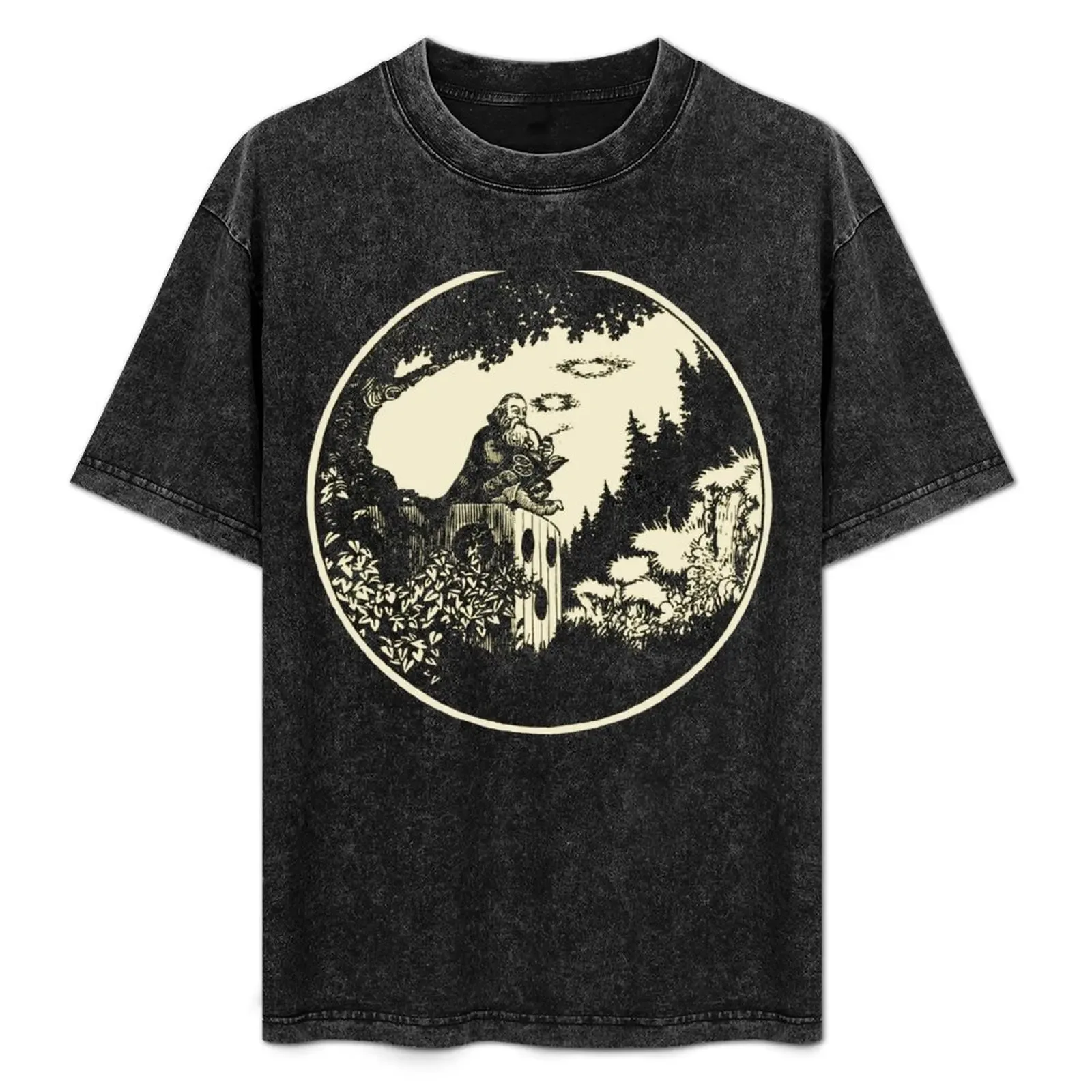 AD&D Smoking Wizard T-Shirt Worker Basic Short Sleeve Tee - Aliexpress - FashionsVida