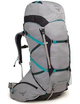 Sac à dos trekking - Ariel Pro 65 Voyager Grey - Taille XS - Gris - Osprey - FashionsVida