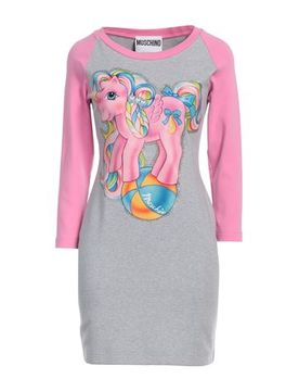 Minivestido Mujer Gris 32,34,36 Mujer