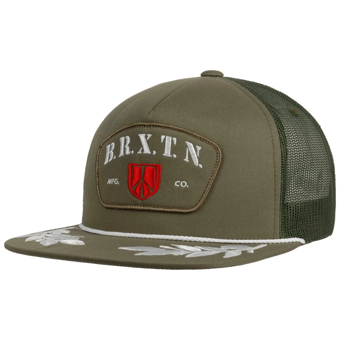 Peace Shield MP Trucker Cap by - olive - Herren - Size: One Size - Brixton - FashionsVida