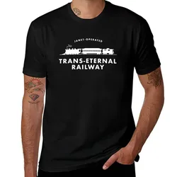 Trans-Eternal Railway T-Shirt Basic Simple Design Short Sleeve Shirt T-Shirt