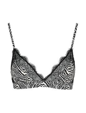 BH ohne Bügel LOVE LACE Zebra Print schwarz 70 A/B damen
