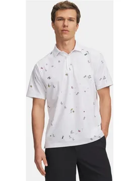 Polo De Golf De Hombre Ua Armourdry Printed Polo - Under Armour - FashionsVida