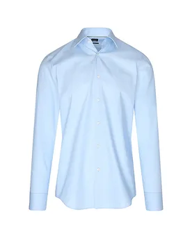 Chemise Slim Fit H-HANK bleu clair 44 - BOSS - FashionsVida