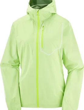 Veste de trail légère, imperméable et coupe-vent - Bonatti Pro Jkt W Butterfly - Taille XS - Vert - Salomon - FashionsVida