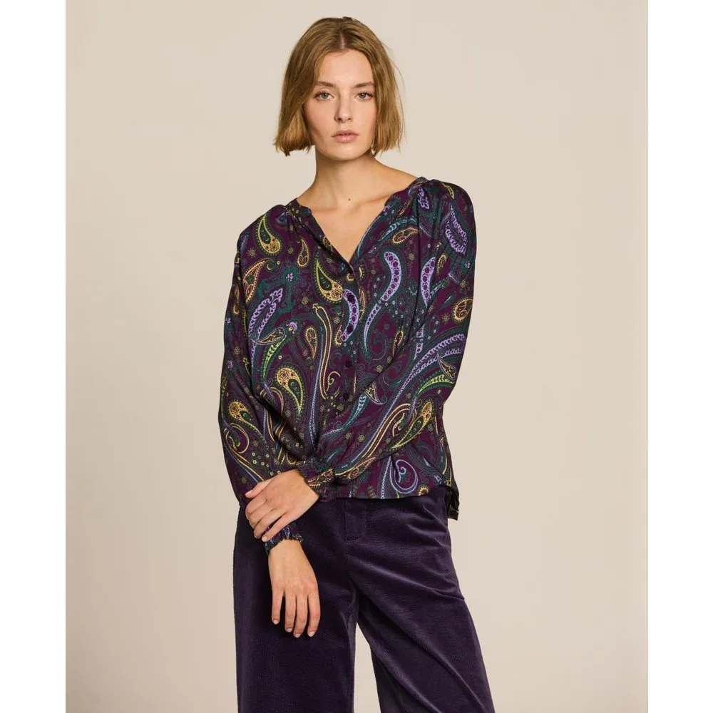 Blusa de mujer print paisley - Escorpion - FashionsVida