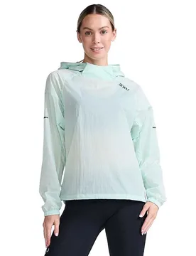 Aero Jacket Glacier / Black Reflective L Women - 2XU - FashionsVida