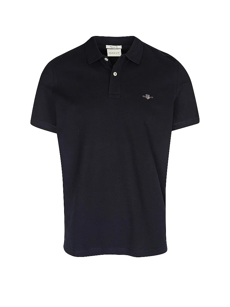 Polo vestibilità regular blu M - Gant - FashionsVida