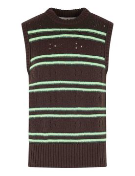 Marni Gilet in cashmere marrone